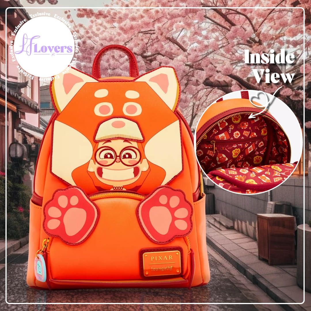 Purchases Loungefly Turning Red Panda Cosplay Backpack