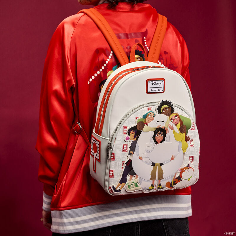 Loungefly Disney Big Hero 6 10th Anniversary Baymax Gang Mini Backpack LF Lovers