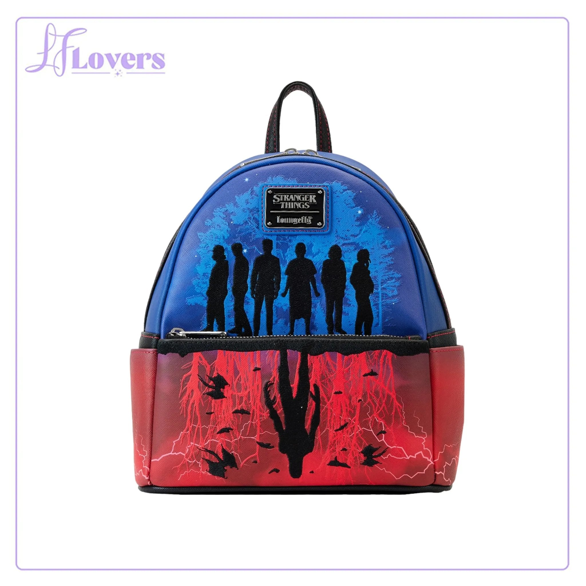 Loungefly Stranger Things: Upside Down Shadows Mini Backpack - Merchoid