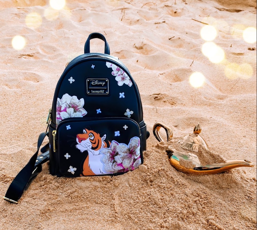 Loungefly Disney Aladdin Rajah Floral Mini Backpack