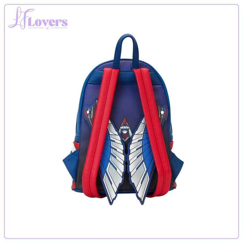 Load image into Gallery viewer, Loungefly Marvel Captain America Brave New World Cosplay Mini Backpack - PRE ORDER
