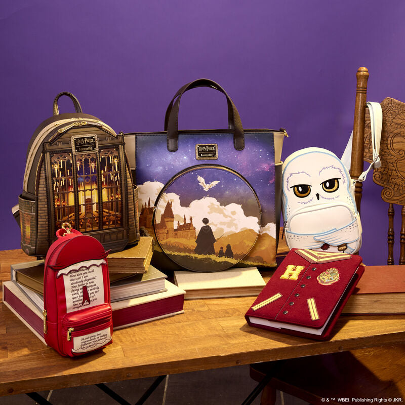 Load image into Gallery viewer, Loungefly Harry Potter Convertible Backpack &amp; Tote Bag
