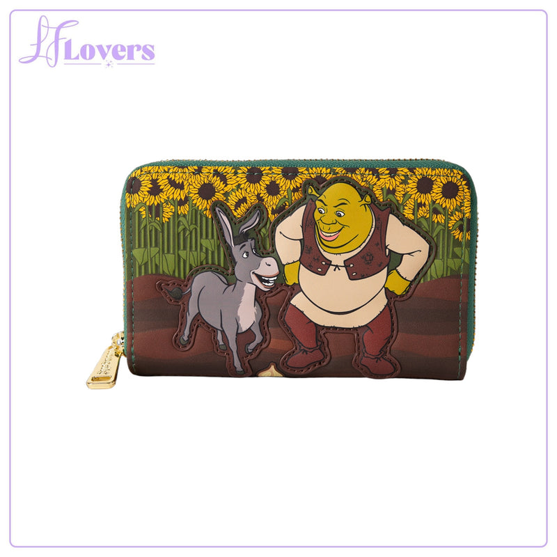 Load image into Gallery viewer, Loungefly Dreamworks Shrek Spring Vibes Zip Around Wallet
