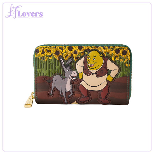 Loungefly Dreamworks Shrek Spring Vibes Zip Around Wallet