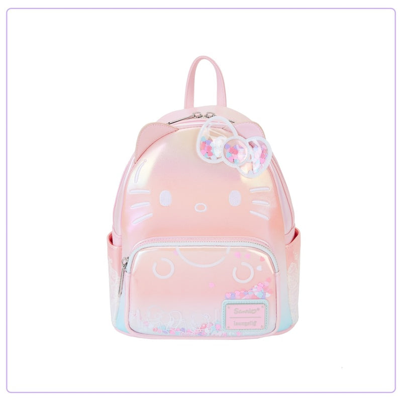 Load image into Gallery viewer, Loungefly Hello Kitty 50th Anniversary Clear and Cute Cosplay Mini Backpack - PRE ORDER - LF Lovers
