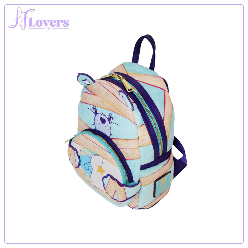 Load image into Gallery viewer, Loungefly Carebears Universal Monsters Bedtime Bear Mummy Backpack
