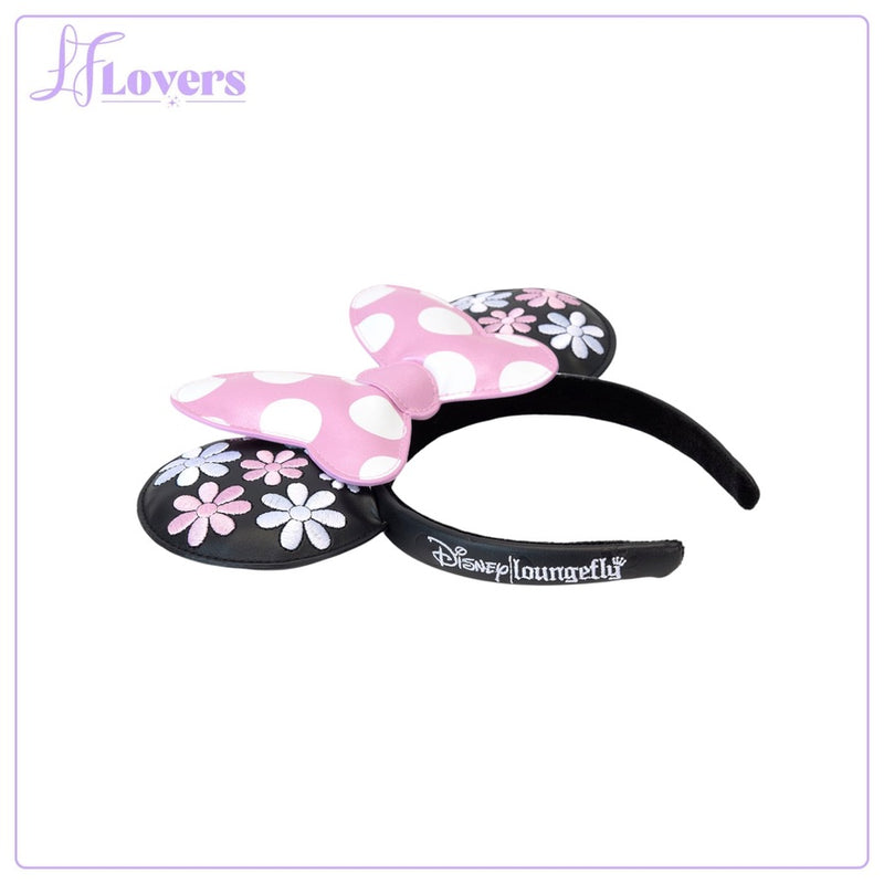 Load image into Gallery viewer, Loungefly Disney Minnie Floral Rock The Dots Headband - PRE ORDER
