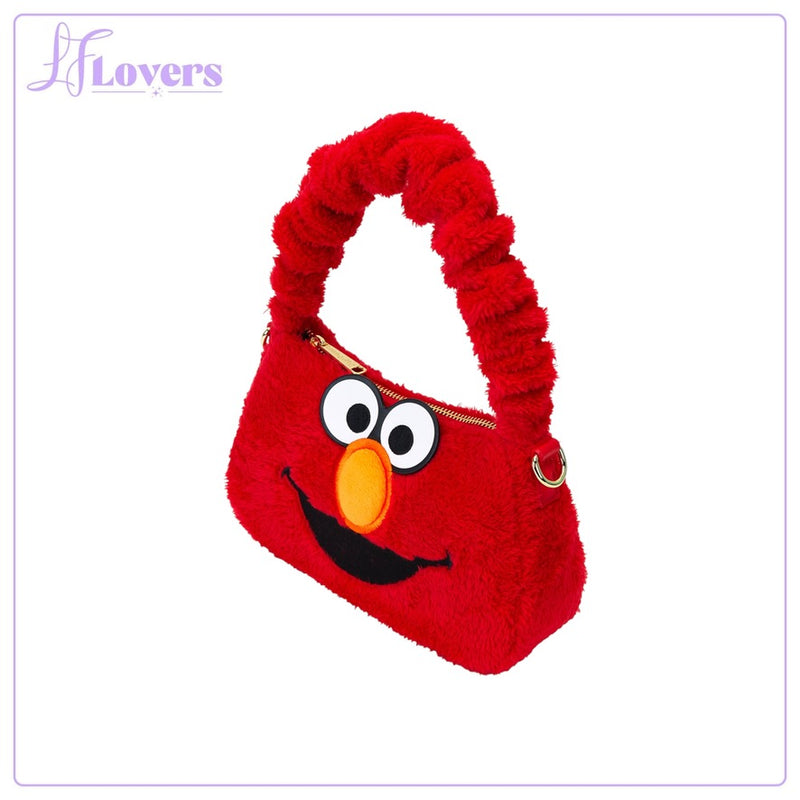 Load image into Gallery viewer, Loungefly Sesame Street Elmo Plush Crossbody - PRE ORDER
