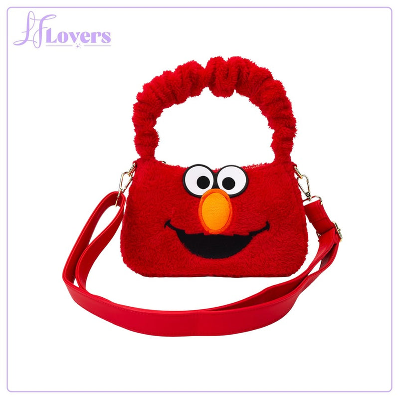 Load image into Gallery viewer, Loungefly Sesame Street Elmo Plush Crossbody
