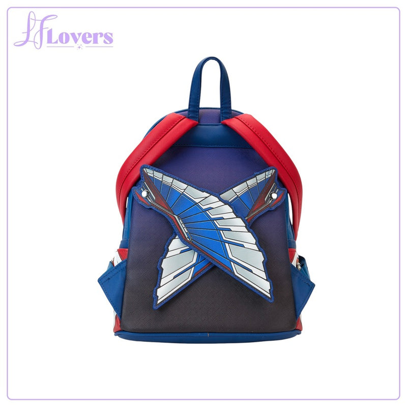 Load image into Gallery viewer, Loungefly Marvel Captain America Brave New World Cosplay Mini Backpack - PRE ORDER
