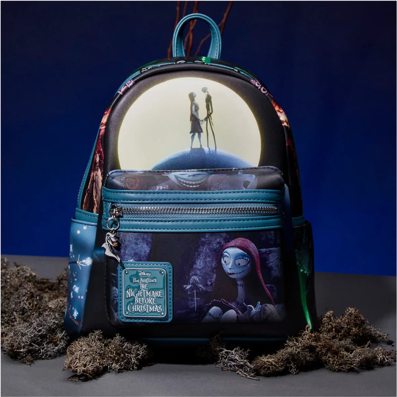 Load image into Gallery viewer, Loungefly Disney Nightmare Before Christmas Final Frame Mini Backpack
