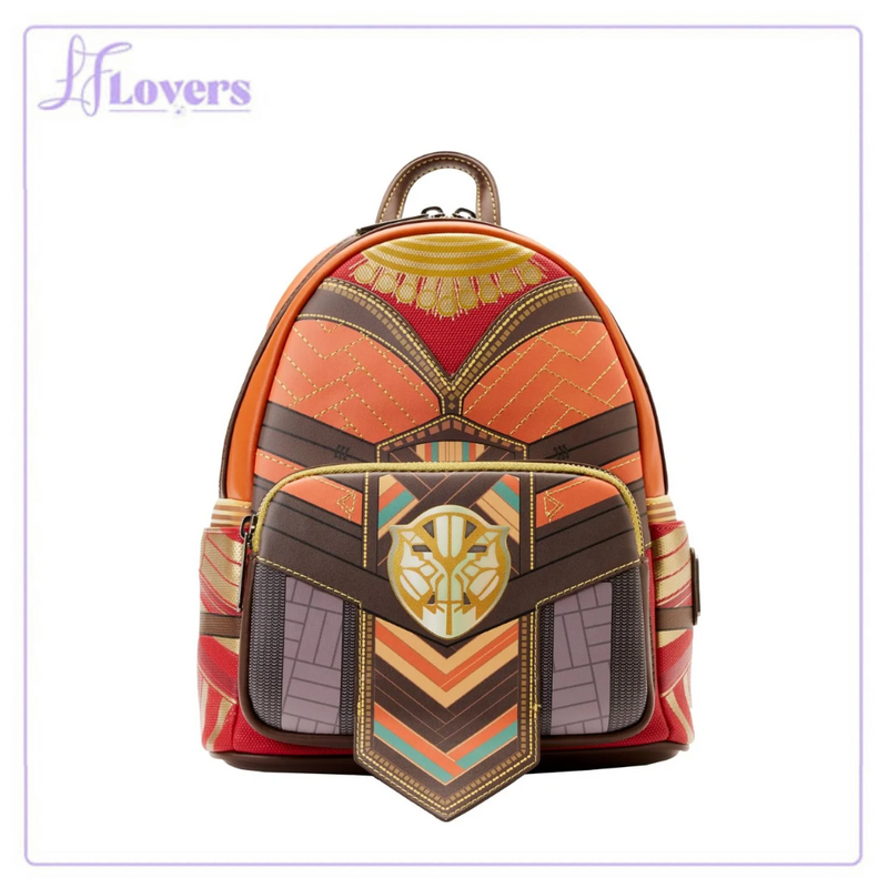 Load image into Gallery viewer, Loungefly Marvel Black Panther Okoye Cosplay Mini Backpack
