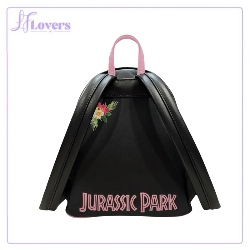 Load image into Gallery viewer, Loungefly Jurassic Park Sequin Pink Floral Mini Backpack
