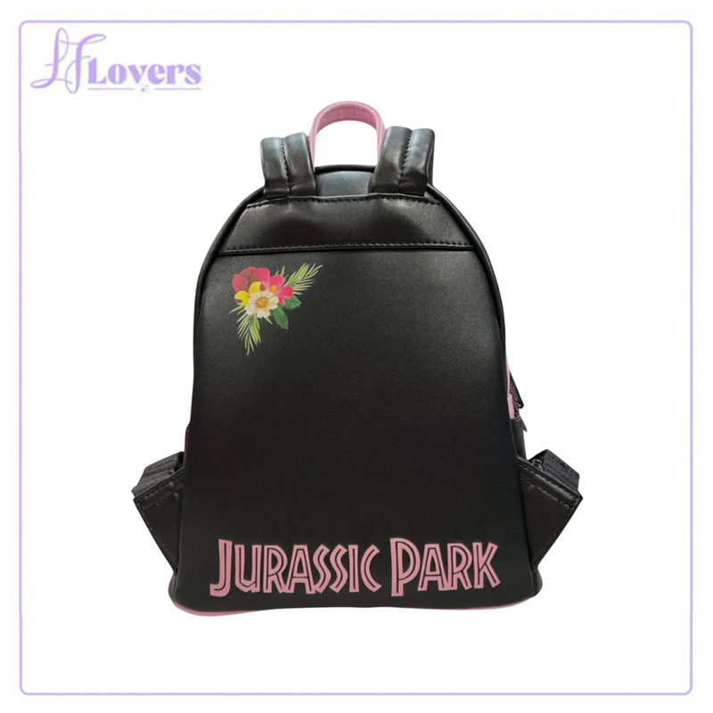 Load image into Gallery viewer, Loungefly Jurassic Park Sequin Pink Floral Mini Backpack
