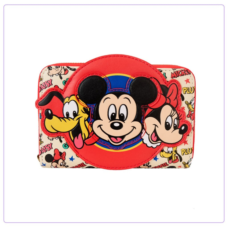 Load image into Gallery viewer, Loungefly Disney Mickey And Friends Classic Zip Around Wallet
