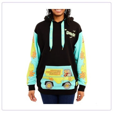 Load image into Gallery viewer, Loungefly Warner Brothers Scooby Doo Mystery Machine Hooded Sweatshirt
