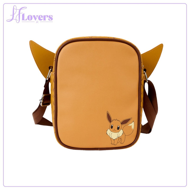 Load image into Gallery viewer, Loungefly Pokemon Eevee Cosplay Passport Bag
