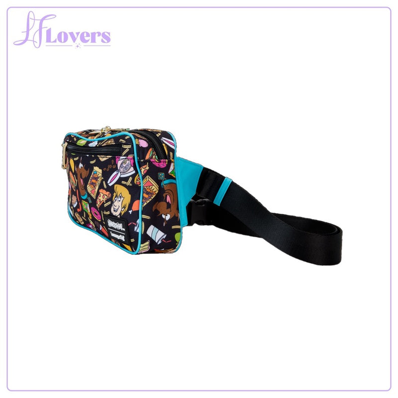 Load image into Gallery viewer, Loungefly Warner Brothers Scooby Doo Munchies AOP Nylon Waist Bag - PRE ORDER - LF Lovers
