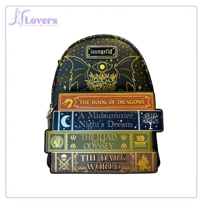 Load image into Gallery viewer, Loungefly Literary Fantasy Mini Backpack
