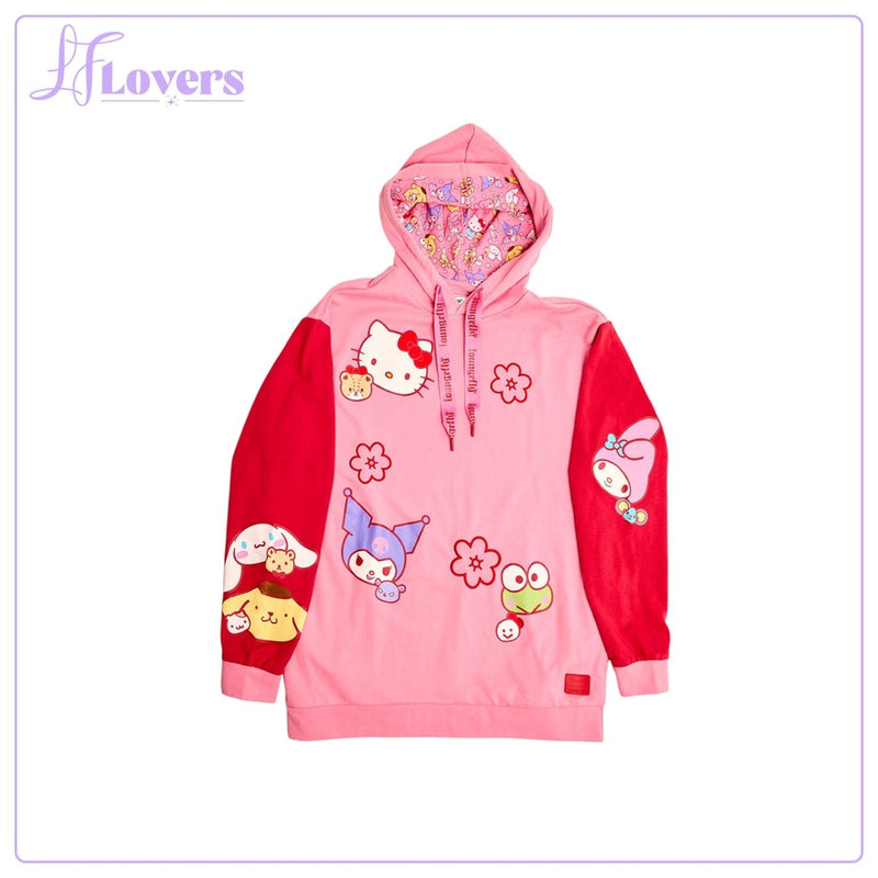 Load image into Gallery viewer, Loungefly Sanrio &amp; Friends Unisex Hoodie - PRE ORDER
