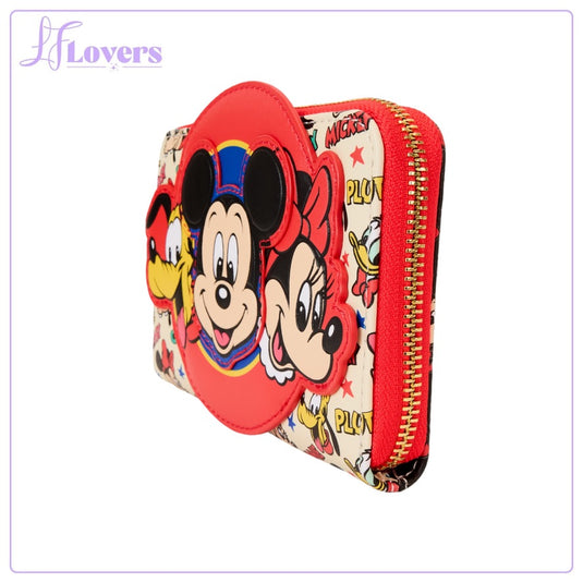 Loungefly Disney Mickey And Friends Classic Zip Around Wallet