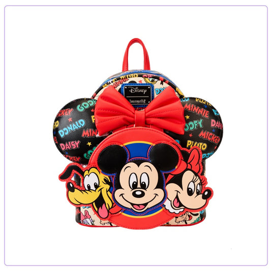 Loungefly Disney Mickey And Friends Classic Ear Holder Mini Backpack Combo