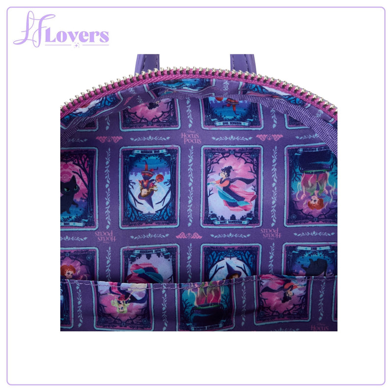 Load image into Gallery viewer, Loungefly Disney Hocus Pocus Tarot Binx Mini Backpack - PRE ORDER
