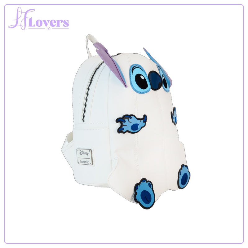 Load image into Gallery viewer, Loungefly Disney Stitch Ghost Cosplay Mini Backpack
