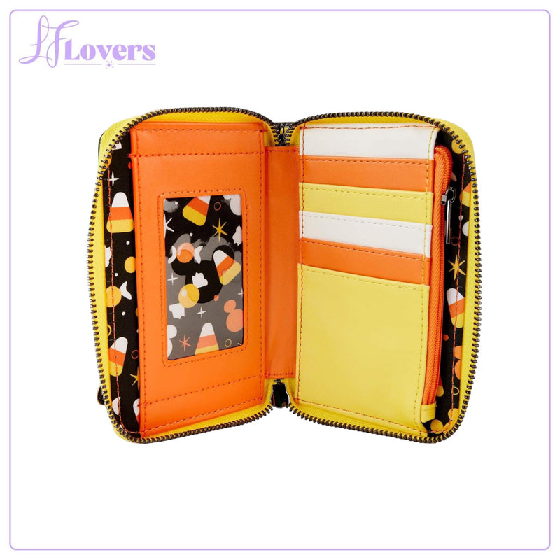 Load image into Gallery viewer, Loungefly Disney Mickey and Friends Candy Corn Zip Around Wallet - LF Lovers
