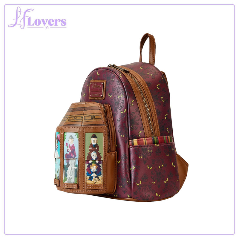 Load image into Gallery viewer, Loungefly Disney Haunted Mansion Moving Parts Portraits Mini Backpack - LF Lovers
