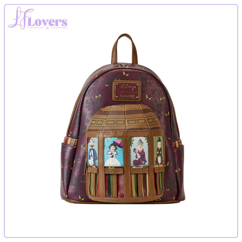 Load image into Gallery viewer, Loungefly Disney Haunted Mansion Moving Parts Portraits Mini Backpack - LF Lovers
