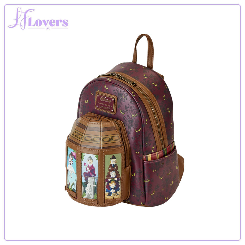 Load image into Gallery viewer, Loungefly Disney Haunted Mansion Moving Parts Portraits Mini Backpack - LF Lovers
