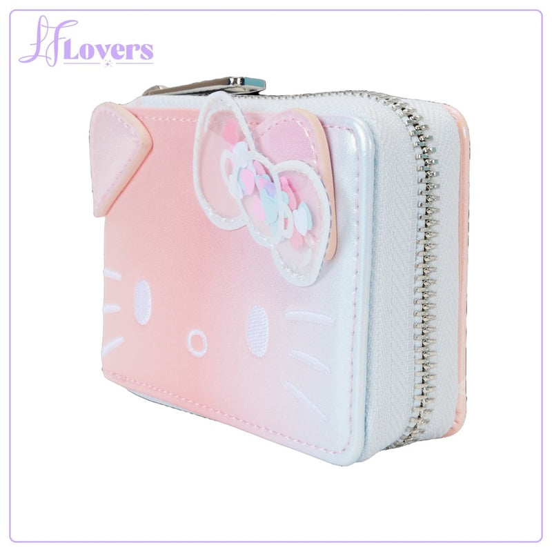 Load image into Gallery viewer, Loungefly Hello Kitty 50th Anniversary Clear and Cute Cosplay Accordion Wallet - PRE ORDER - LF Lovers
