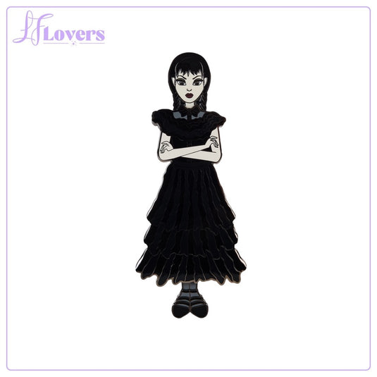 Loungefly MGM Wednesday Addams Paper Doll Pin