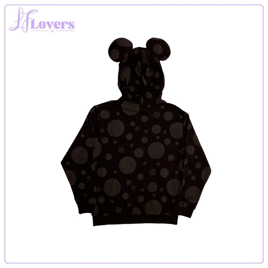 Loungefly Disney Minnie Rocks The Dots Floral Unisex Hoodie - PRE ORDER