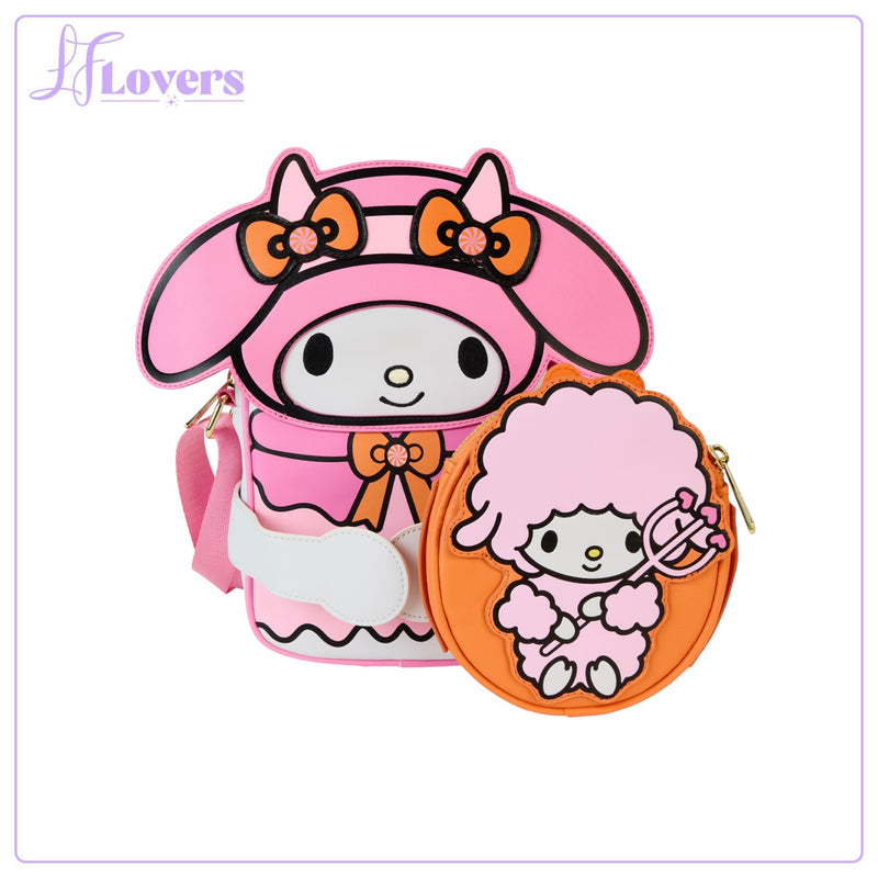 Load image into Gallery viewer, Loungefly Sanrio My Melody Devil Crossbuddies Bag
