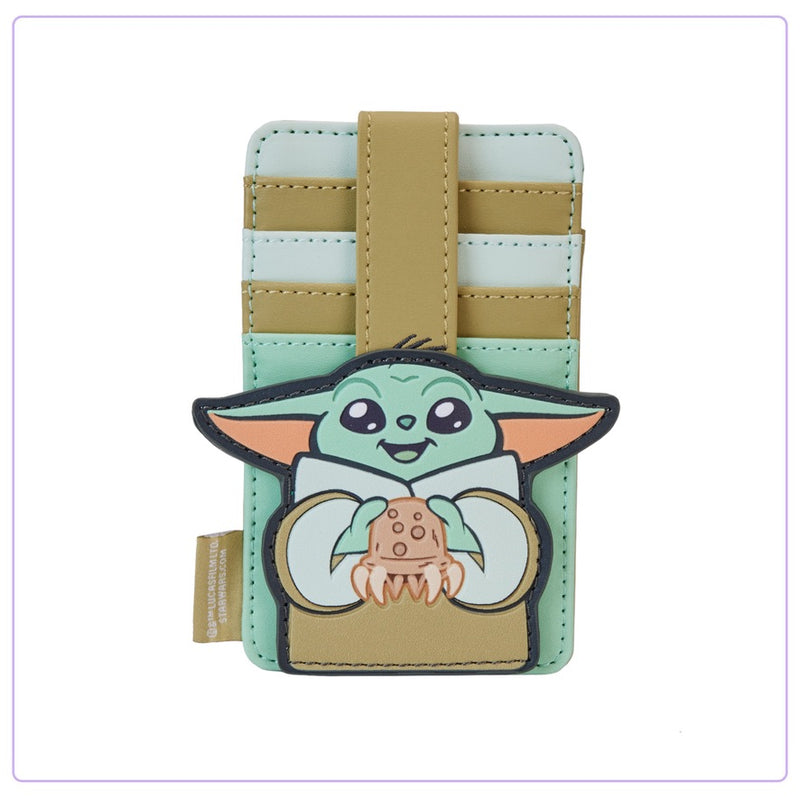 Load image into Gallery viewer, Loungefly Mandalorian Grogu And Crabbies Cardholder - PRE ORDER - LF Lovers
