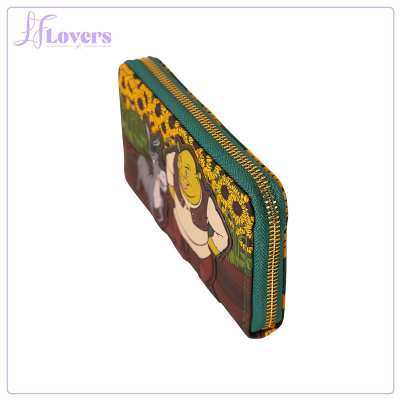 Load image into Gallery viewer, Loungefly Dreamworks Shrek Spring Vibes Zip Around Wallet
