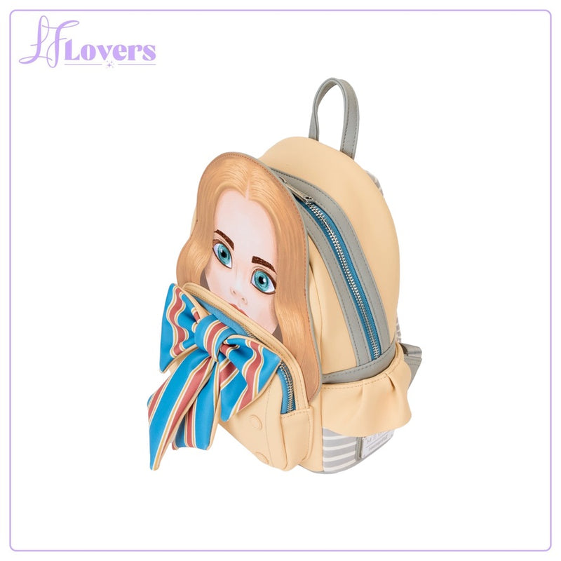 Load image into Gallery viewer, Loungefly M3gan Cosplay Mini Backpack
