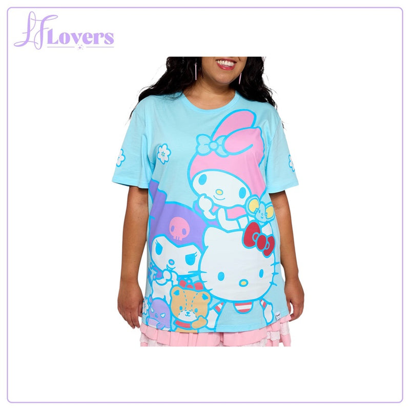 Load image into Gallery viewer, Loungefly Sanrio &amp; Friends Unisex Tee - PRE ORDER
