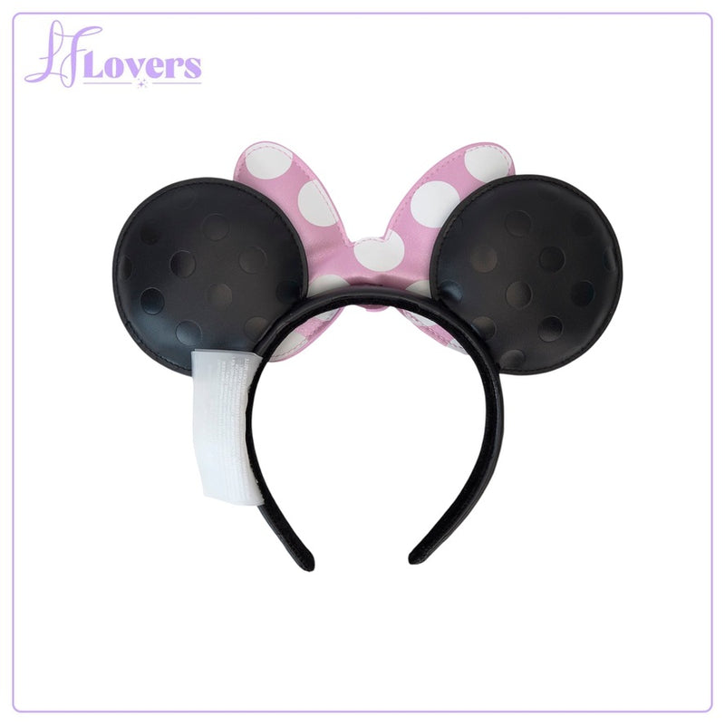 Load image into Gallery viewer, Loungefly Disney Minnie Floral Rock The Dots Headband - PRE ORDER
