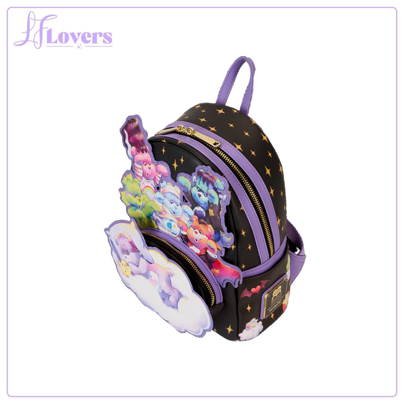 Load image into Gallery viewer, Loungefly Carebears X Universal Monsters Scary Dreams Mini Backpack
