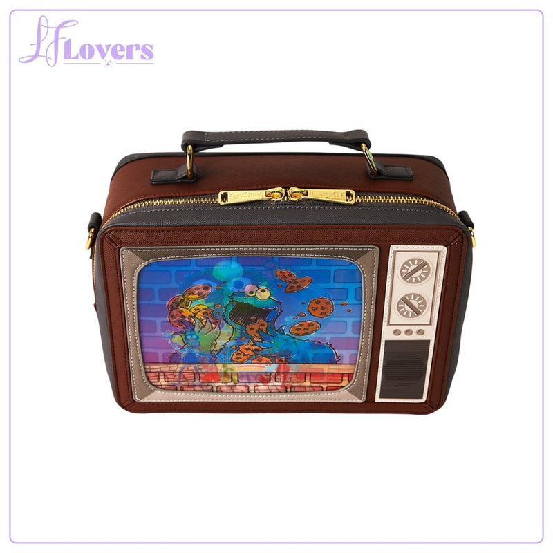 Load image into Gallery viewer, Loungefly Sesame Street Lenticular Retro TV Crossbody - PRE ORDER
