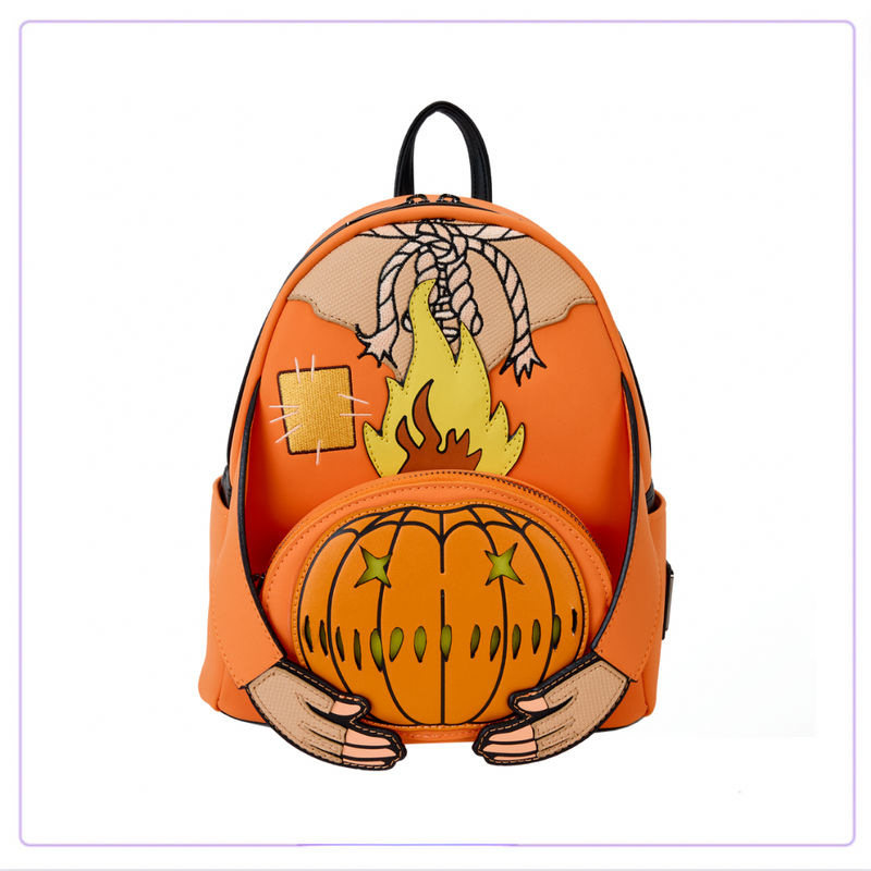 Load image into Gallery viewer, Loungefly Trick &#39;r Treat Flaming Head Sam Mini Backpack
