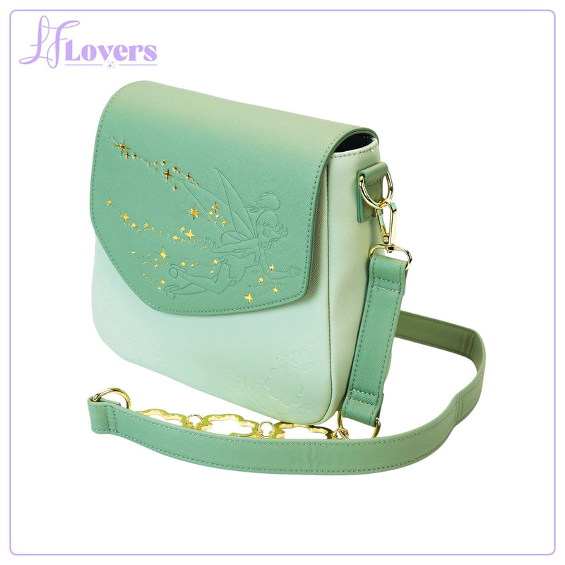 Load image into Gallery viewer, Loungefly Disney Tinker Bell 4-Leaf Clover Crossbody - PRE ORDER
