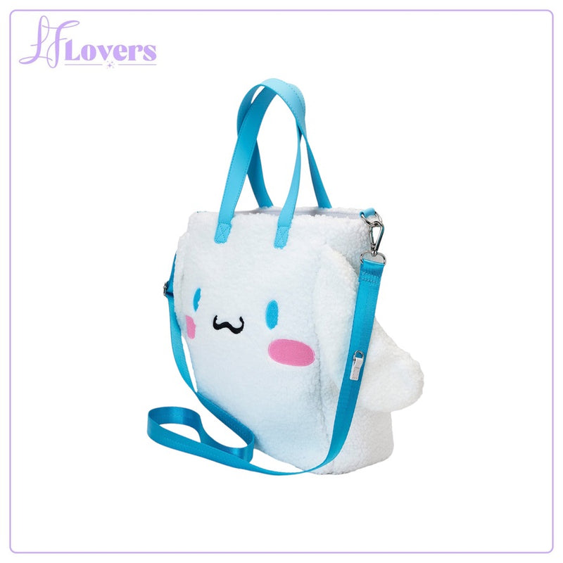 Load image into Gallery viewer, Loungefly Sanrio Cinnamoroll Sherpa Tote Bag With Coin Bag - PRE ORDER
