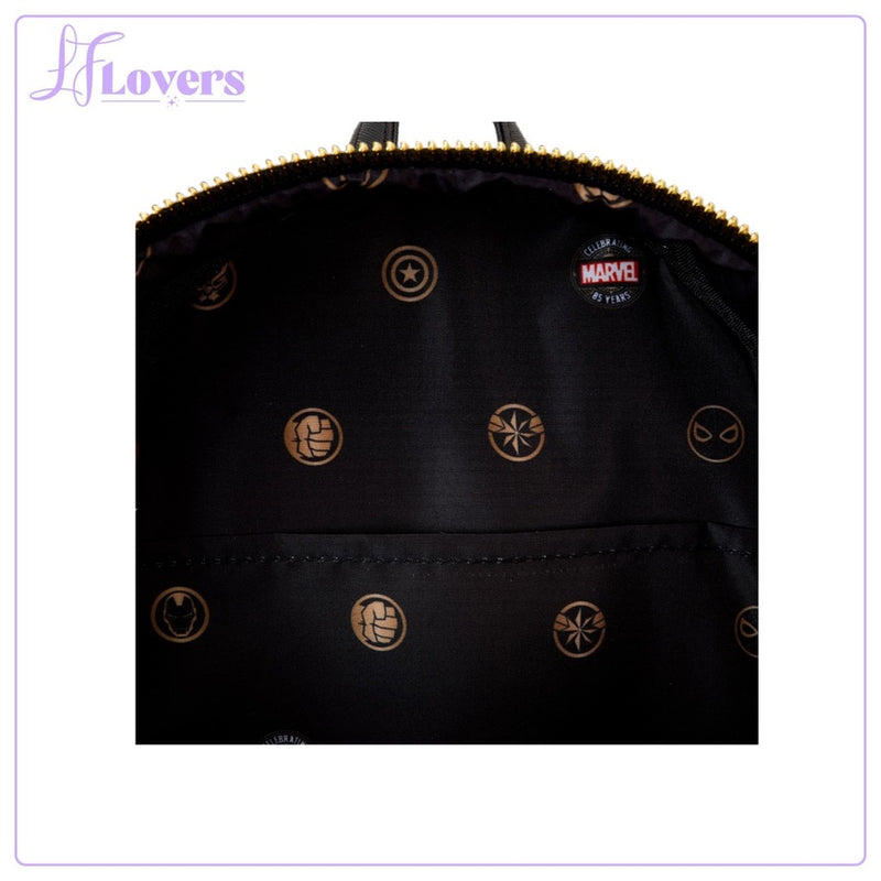 Load image into Gallery viewer, Loungefly Marvel Logo Classic Mini Backpack
