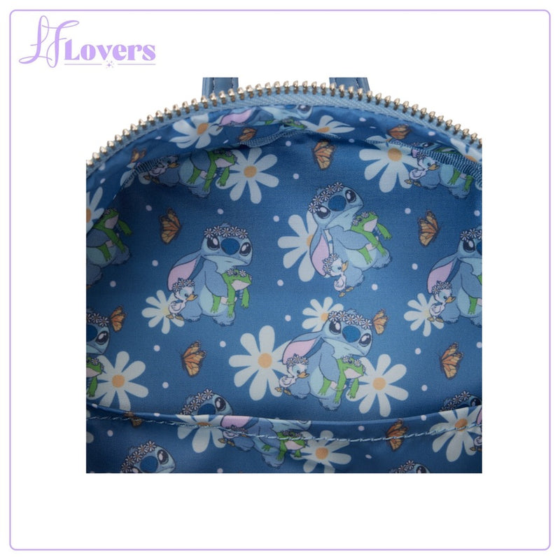 Load image into Gallery viewer, Loungefly DIsney Lilo And Stitch Springtime Stitch Cosplay Mini Backpack - PRE ORDER - LF Lovers
