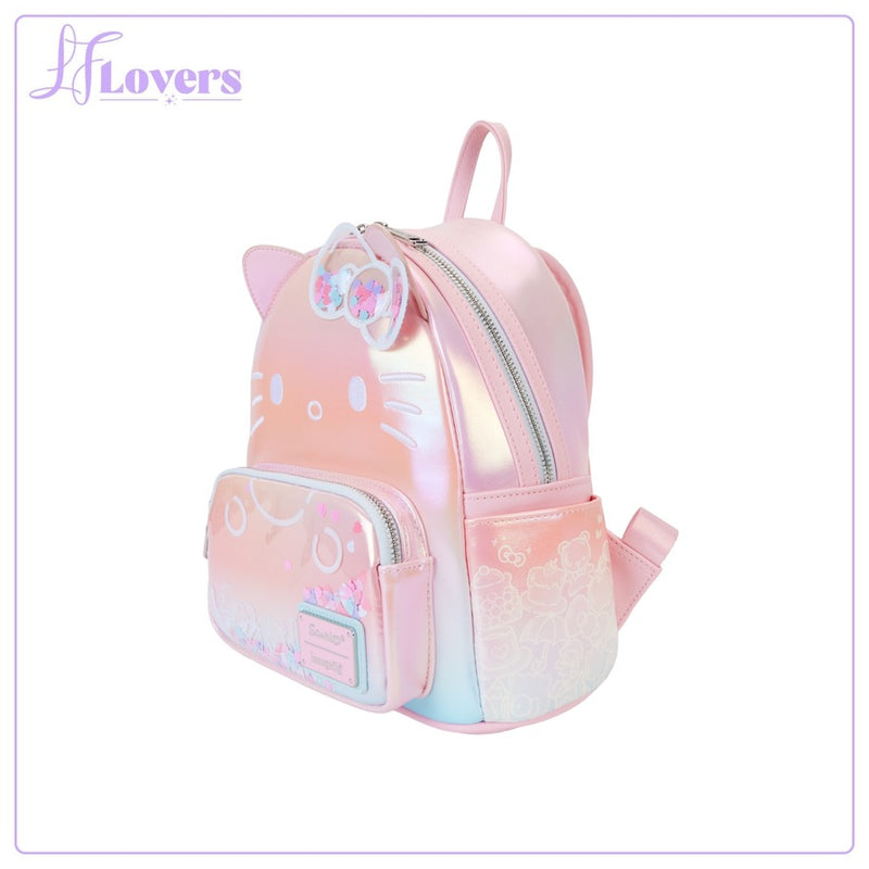 Load image into Gallery viewer, Loungefly Hello Kitty 50th Anniversary Clear and Cute Cosplay Mini Backpack - PRE ORDER - LF Lovers
