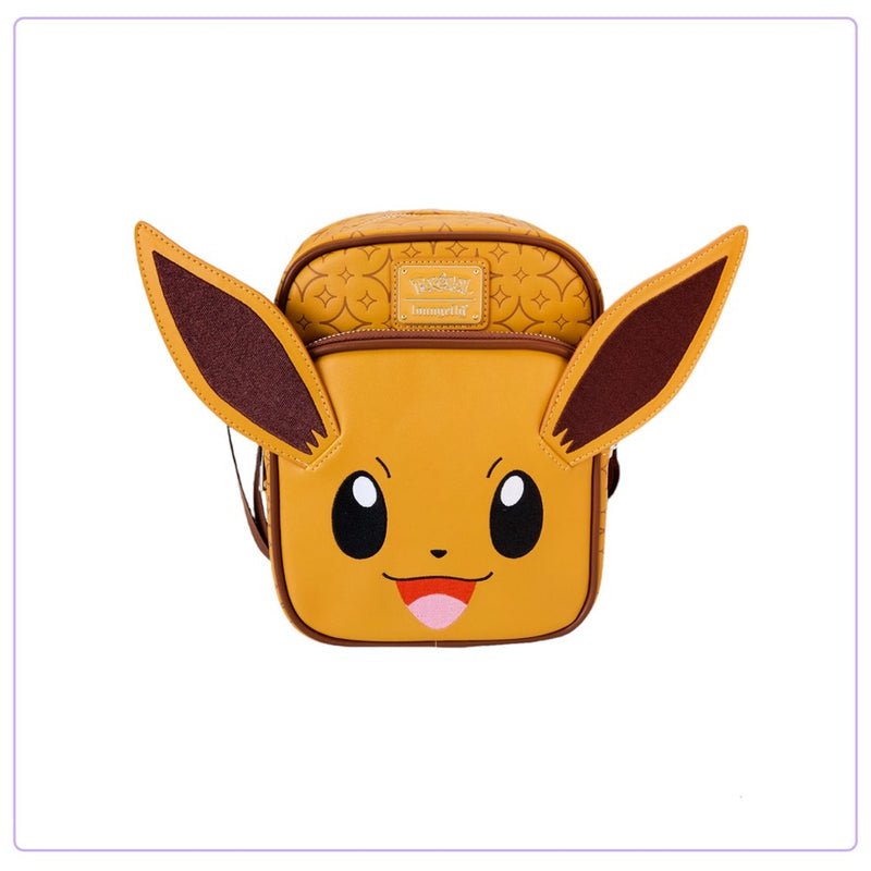 Load image into Gallery viewer, Loungefly Pokemon Eevee Cosplay Passport Bag
